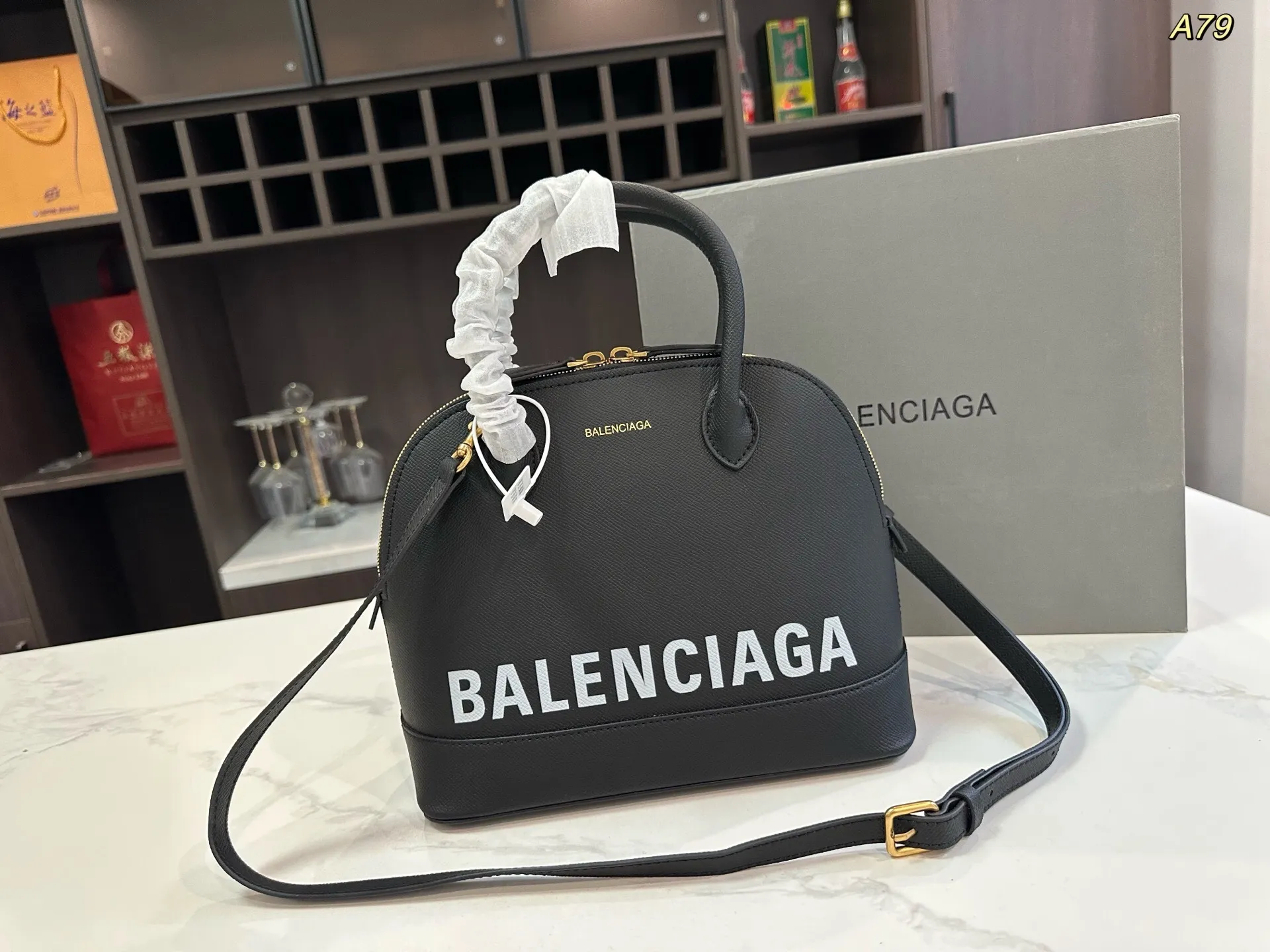 All Categories Official Website "Brand Women's Bags" Women's Bags 💙 BALENCIAGA 2025 New Balenciaga Shell Bag