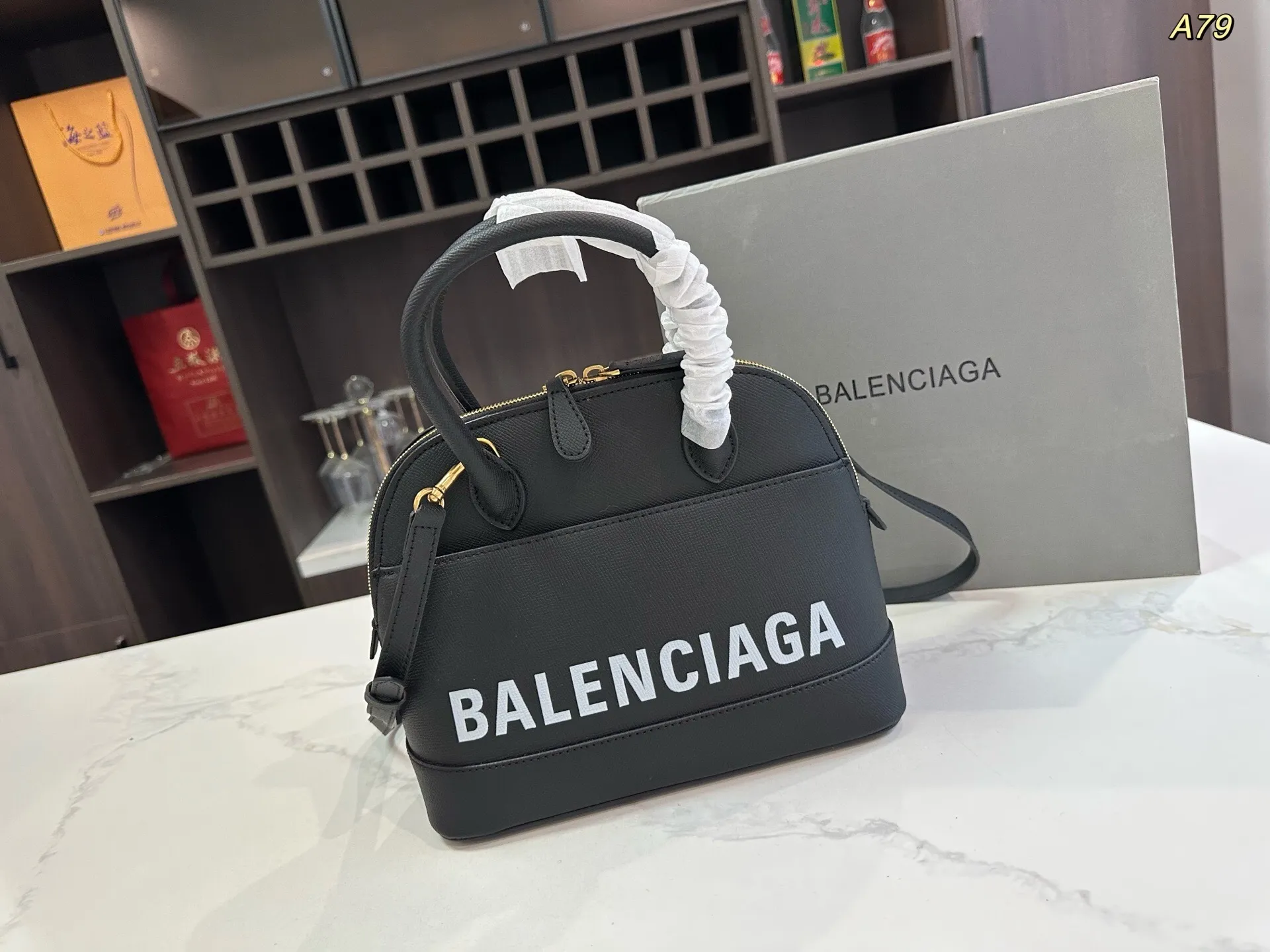All Categories Official Website "Brand Women's Bags" Women's Bags 💙 BALENCIAGA 2025 New Balenciaga Shell Bag