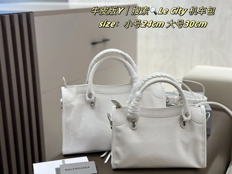 All Categories Official Website "Brand Women's Bags" Women's Bags 💙 BALENCIAGA 2025 New Balenciaga Le City Motorcycle Bag