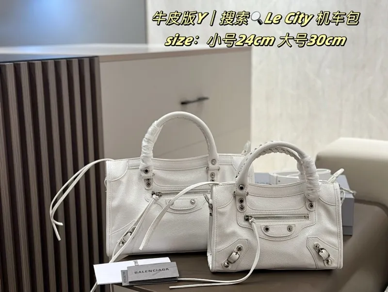 All Categories Official Website "Brand Women's Bags" Women's Bags 💙 BALENCIAGA 2025 New Balenciaga Le City Motorcycle Bag