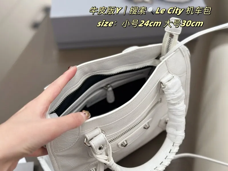 All Categories Official Website "Brand Women's Bags" Women's Bags 💙 BALENCIAGA 2025 New Balenciaga Le City Motorcycle Bag