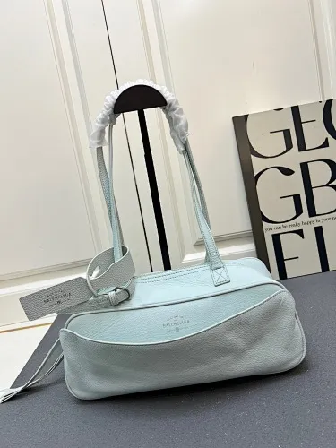 All Categories Official Website "Brand Women's Bags" Women's Bags 💙 BALENCIAGA 2025 New Balenciag Carrie Bowling Bag