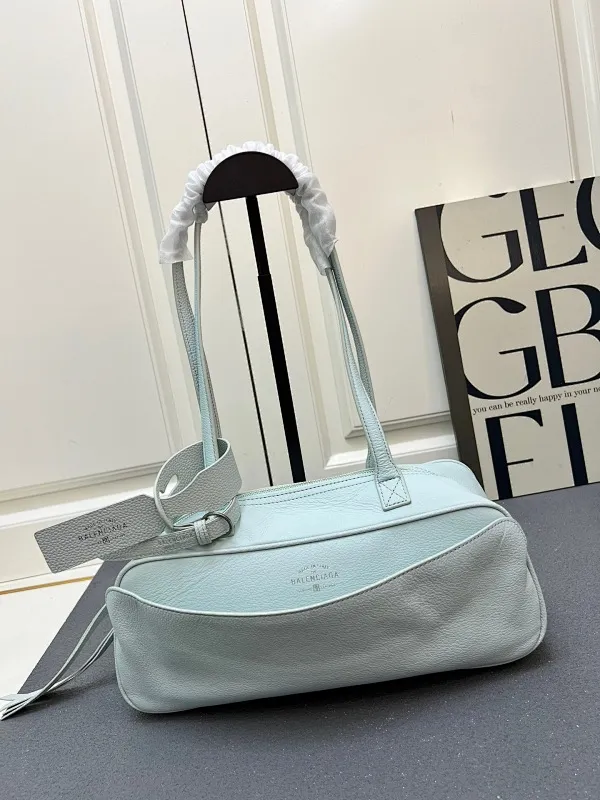 All Categories Official Website "Brand Women's Bags" Women's Bags 💙 BALENCIAGA 2025 New Balenciag Carrie Bowling Bag