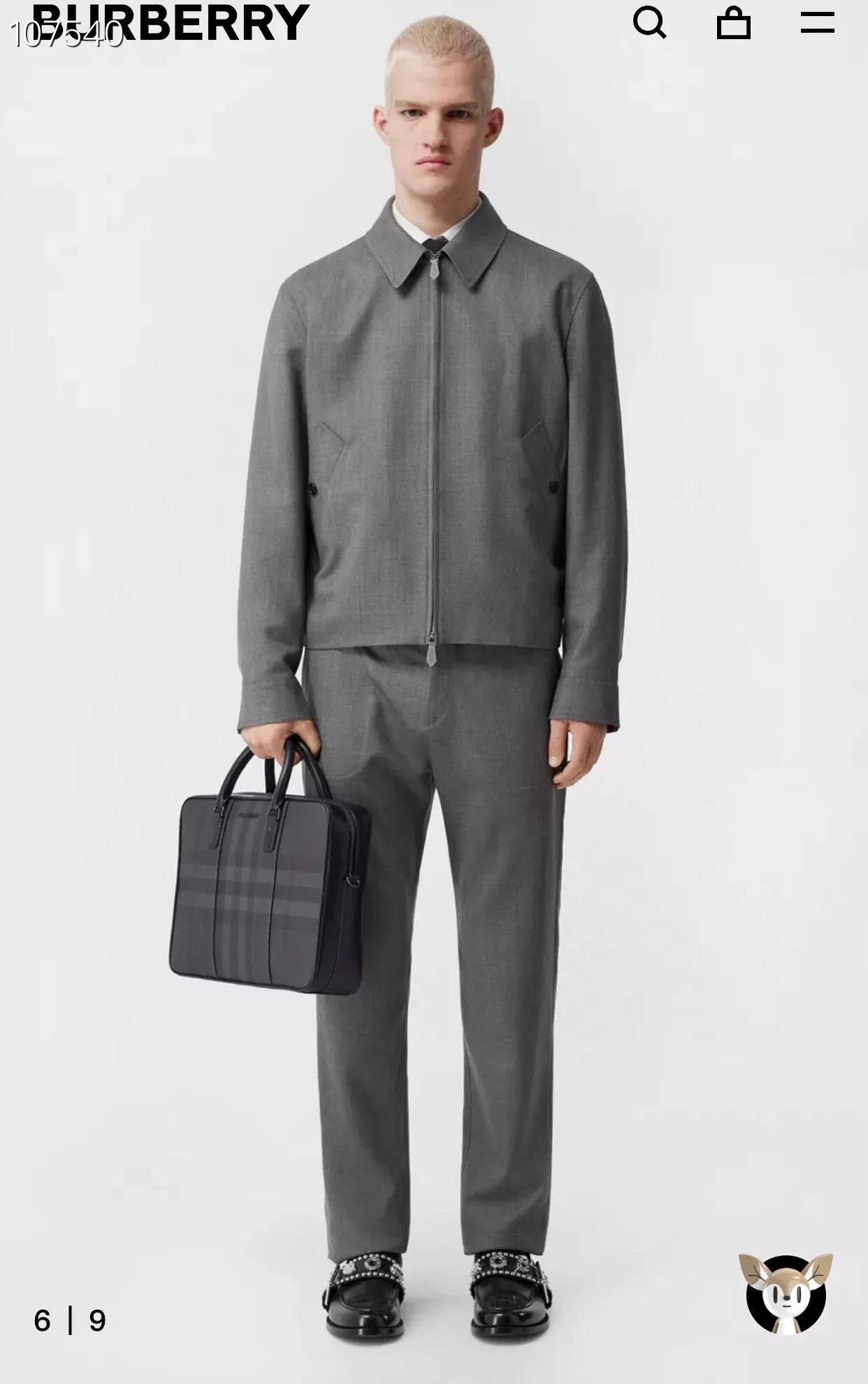 All categories Burberry men's bag (Burbrry) Burberry 53381
