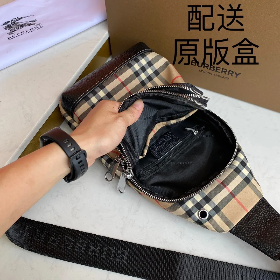 All categories 💚 Top version men’s bags 💚 Burberry 2024 official website new Burberry chest bag