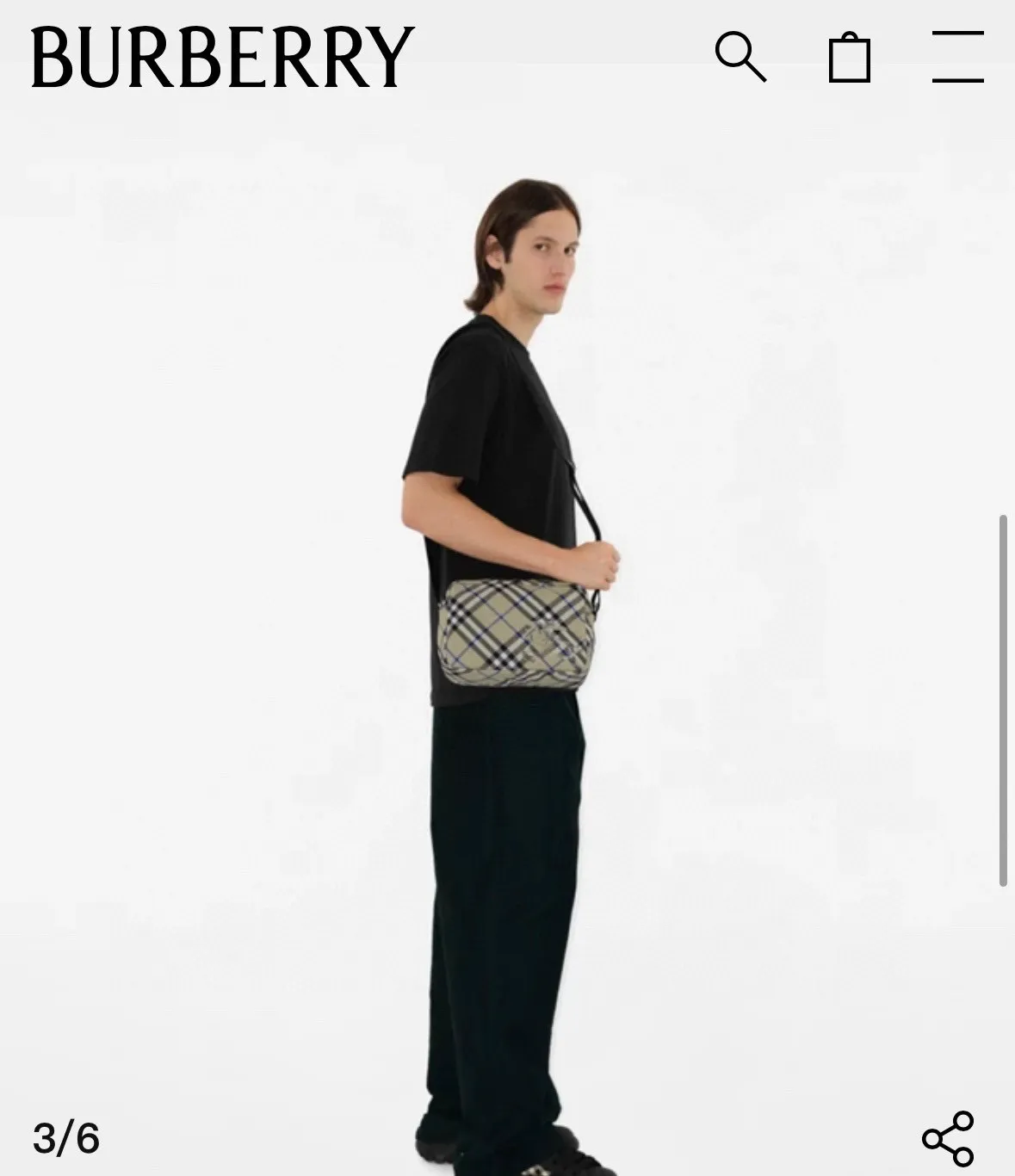 All categories Burberry men's bag (Burbrry) Burberry 8385