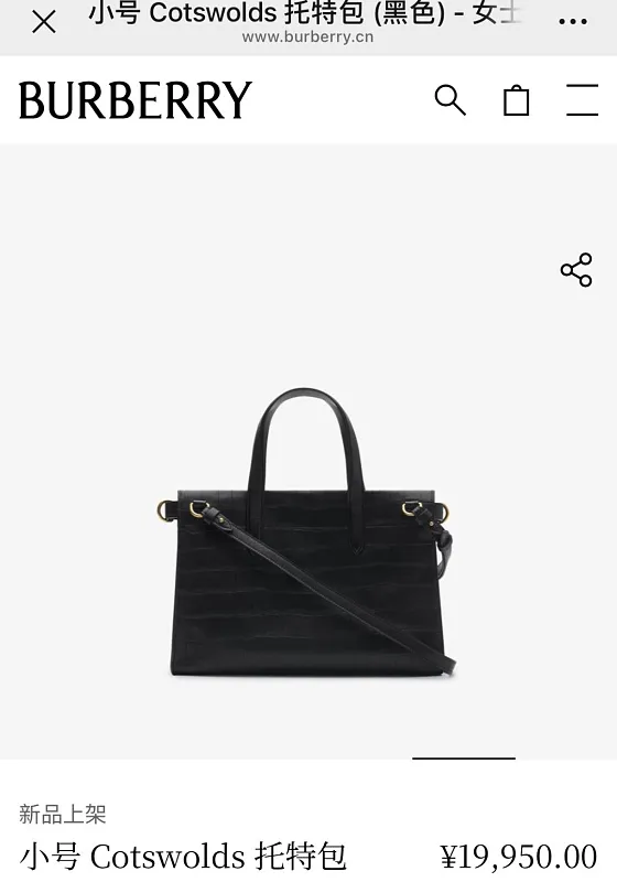 All Categories Burberry Women's Bags (Burberry) Burberry Special 3431 Crocodile Pattern