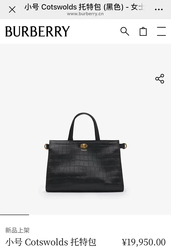 All Categories Burberry Women's Bags (Burberry) Burberry Special 3431 Crocodile Pattern