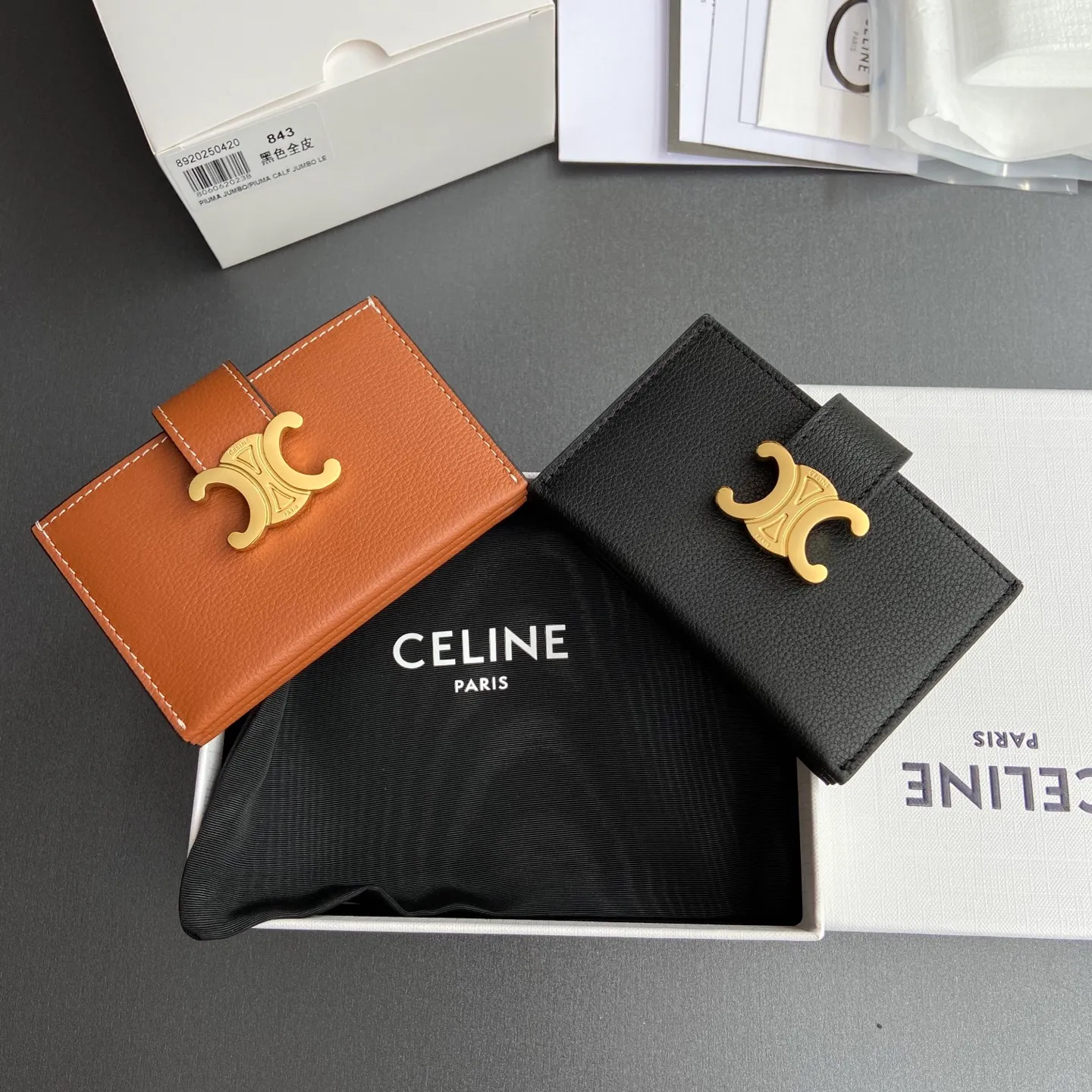 [Special grade pure steel hardware original leather] ¥660 ACCORDEON soft grained cow leather card holder/new model No.: 10N843GHH.38NO 842 843 Size: w11×h7×d2.5cm Combination picture