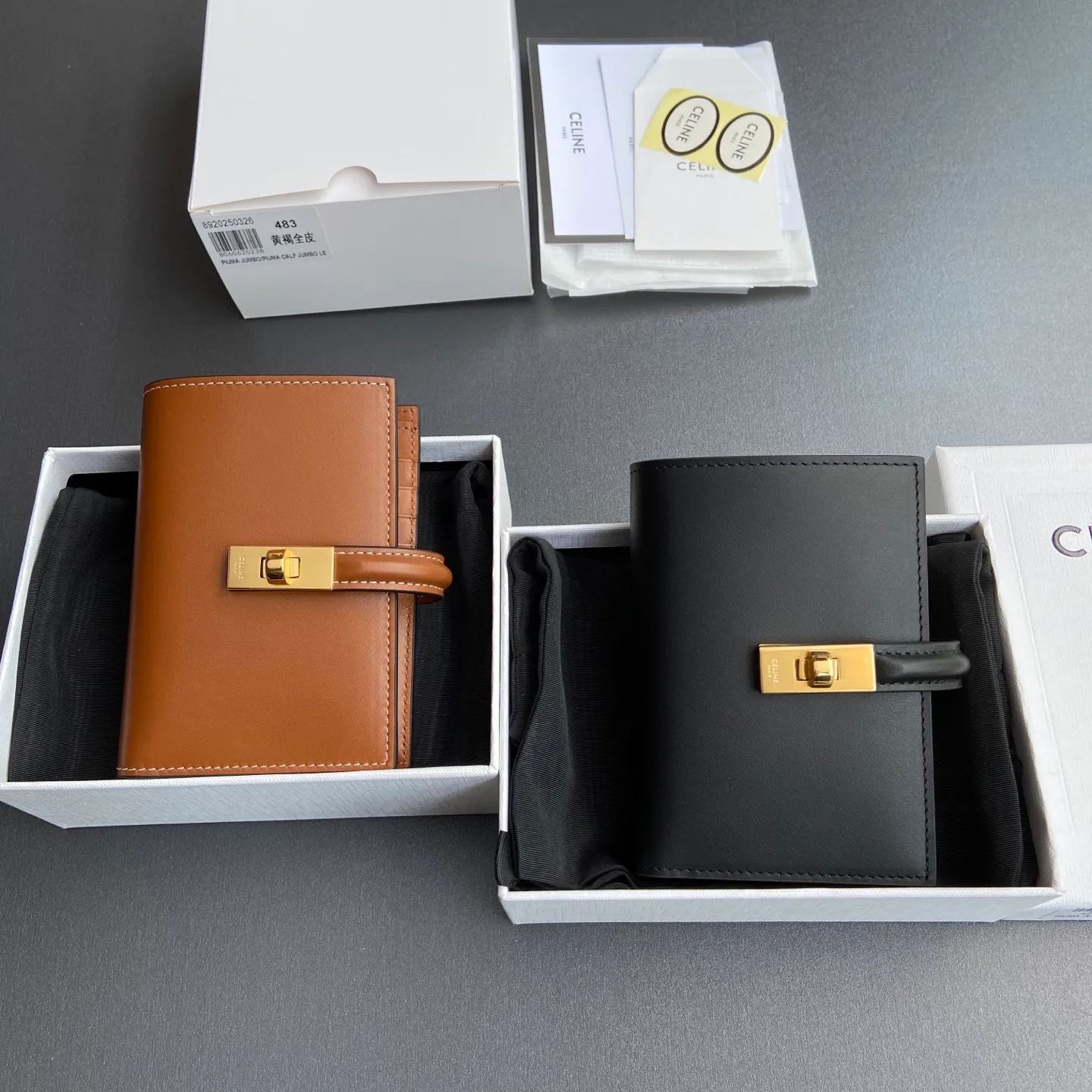 [Special grade pure steel hardware original leather] ¥840 TRIOMPHE16 glossy cow leather wallet No.: 10M483CQ7.04LU483 483 Size: w12.7×h9×d2.5cm Combination picture
