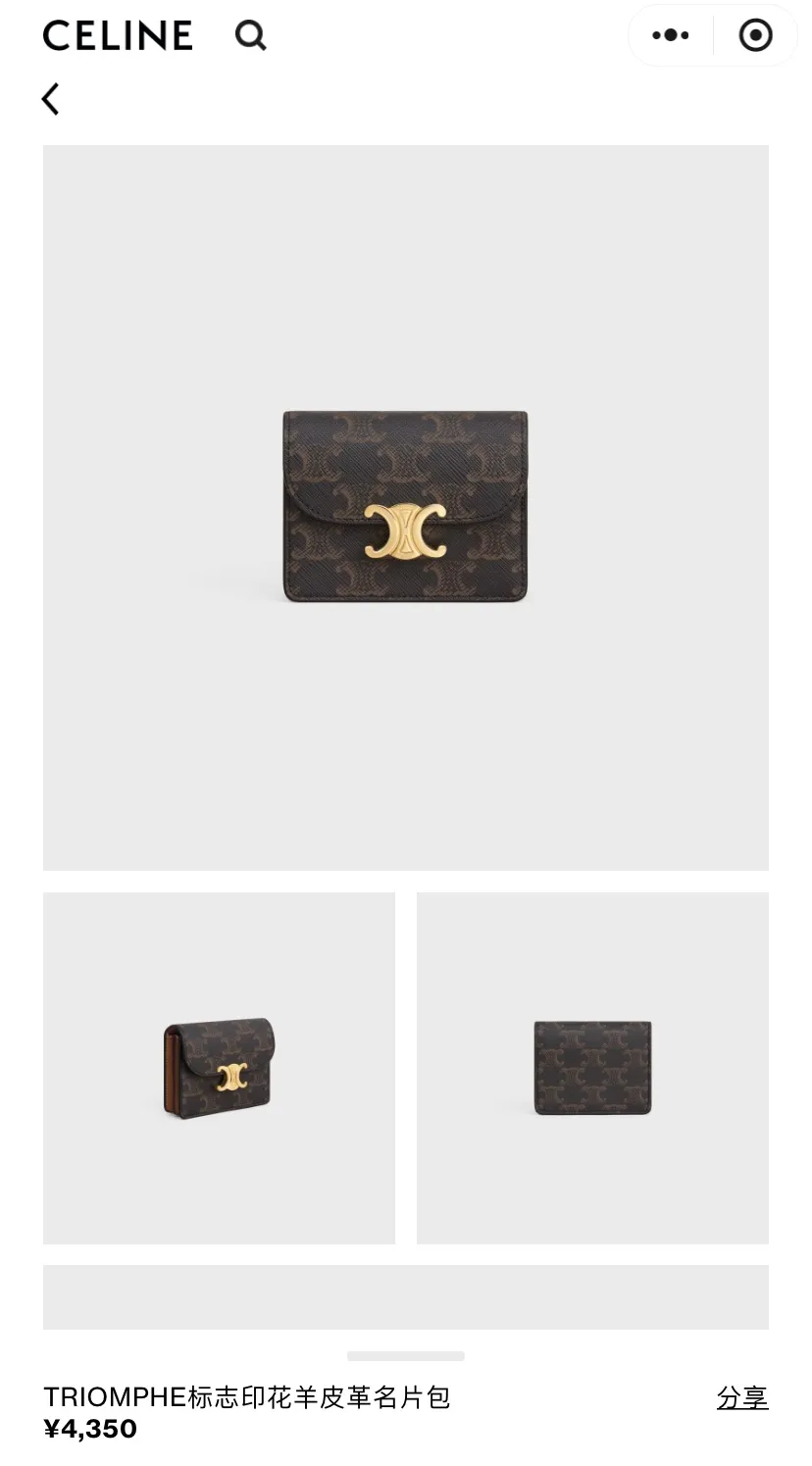 [Special grade pure steel hardware original leather] ¥640 TRIOMPHE logo printed cow leather business card bag/new model No.: 10N 062 FOZ.24VR 063 062 yellow brown/presbyopia Size: w10.5×h8.5×d3cm