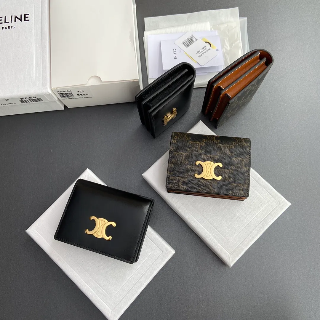 [Special grade pure steel hardware original leather] TRIOMPHE cow leather flip business card holder card holder/2024 small game No.: 10M123FOZ.38NO122 123 black full leather