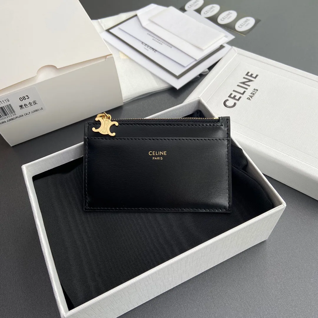 [Special grade pure steel hardware original leather] ¥500 Palm print cow leather zipper card holder / No.: 10M083FRJ.38NO 083 08301 Size: w11×7.5cm