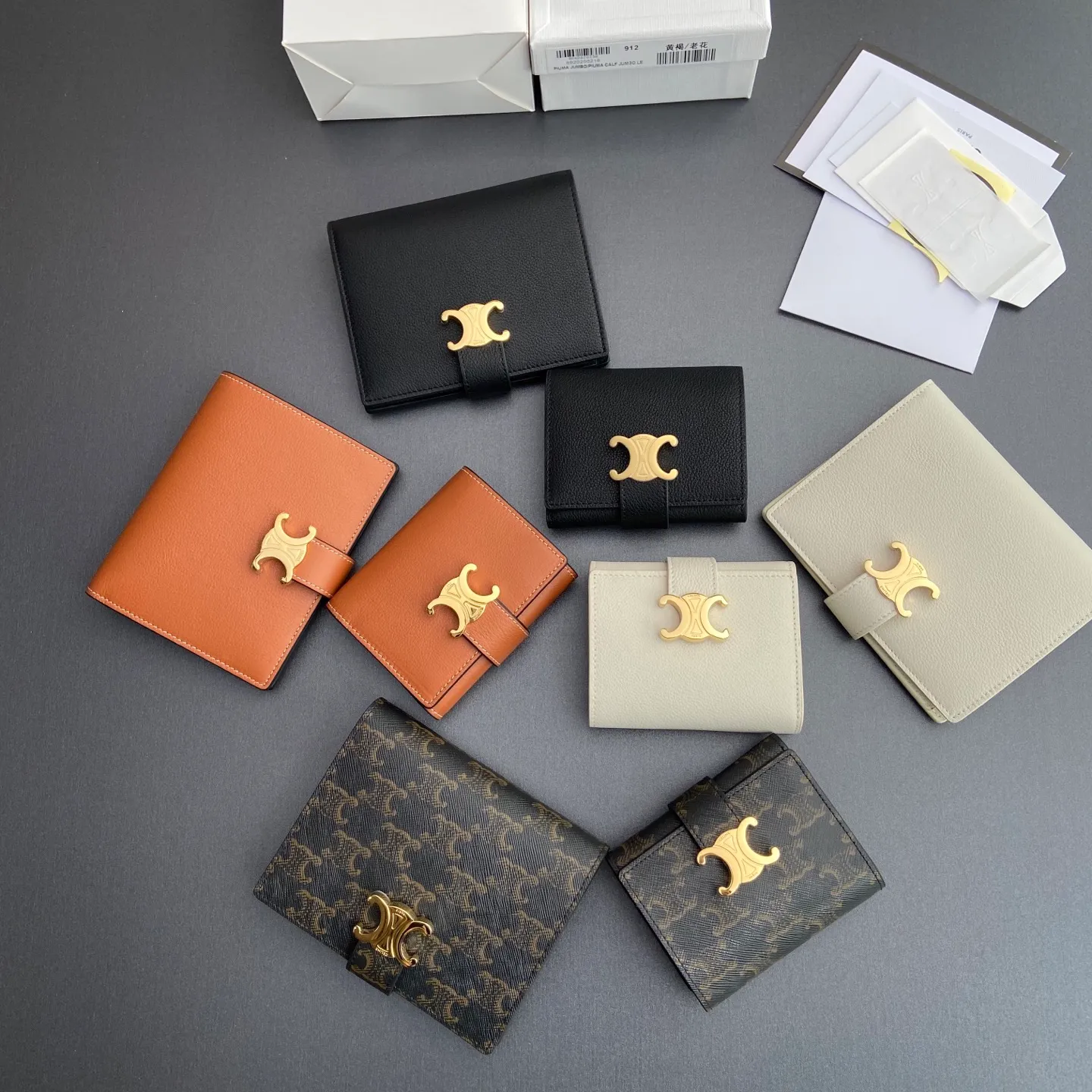 [Special grade pure steel hardware original leather] VICTOIRE soft cow leather wallet/new style No.: 913 912 No.: 963 962 Xiaosai combination picture