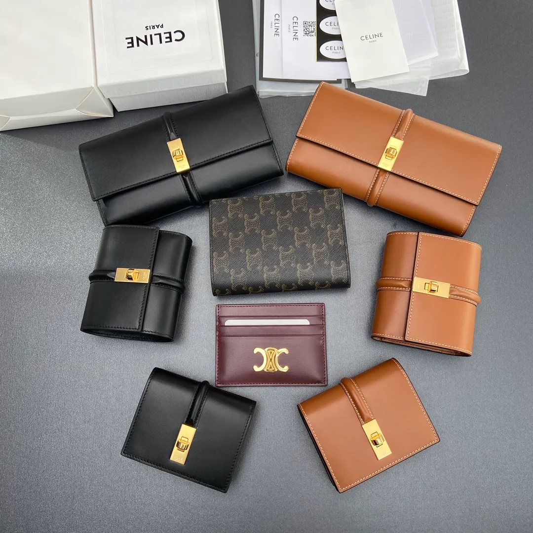 [Special grade pure steel hardware original leather] TRIOMPHE glossy cow leather wallet No.: 10M523GCG.04LU 523 523 033 473 Xiaosai combination picture
