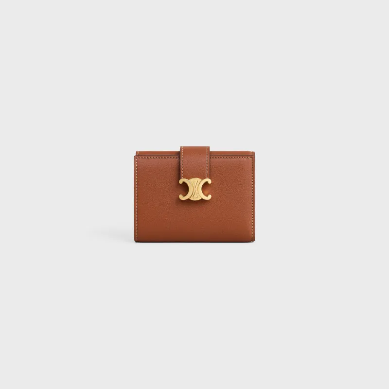 [Special grade pure steel hardware original leather] ¥780 VICTOIRE soft cow leather wallet/new model No.: 10M963GHH.38NO962 963 Yellow brown full leather Size: w10.5×8×2cm.