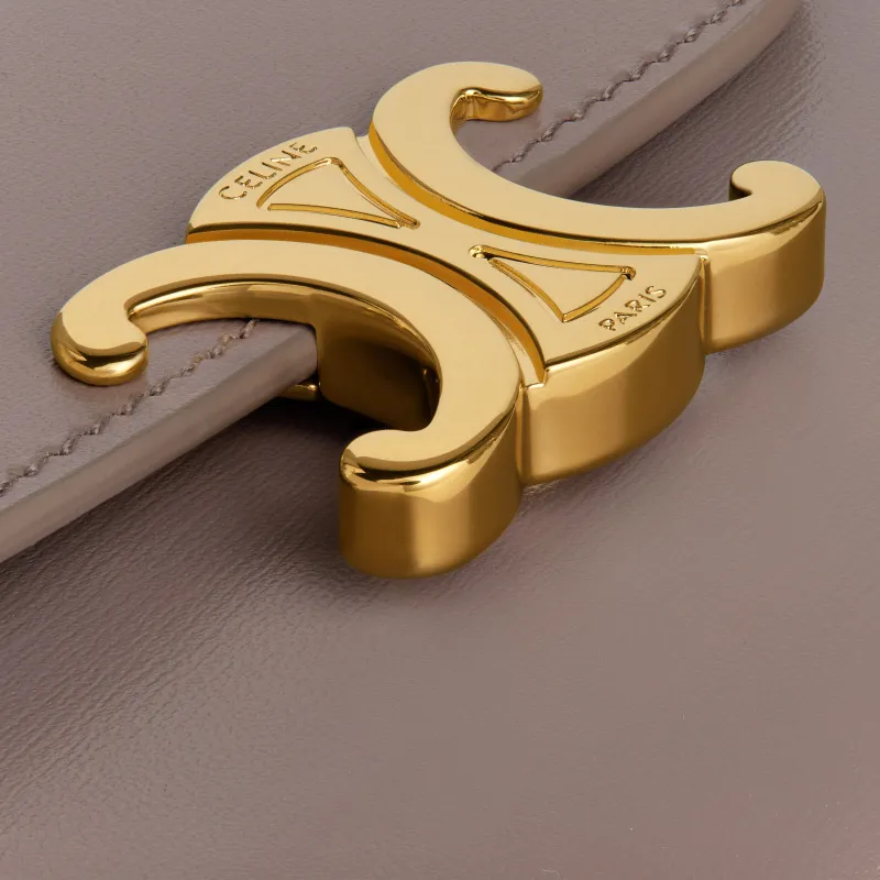 [Special grade pure steel hardware original leather] ¥700 TRIOMPHE bright cow leather wallet/No.: 10D782CQH.04LU782 783 Pebble full leather Size: w10.5×9×3cm.