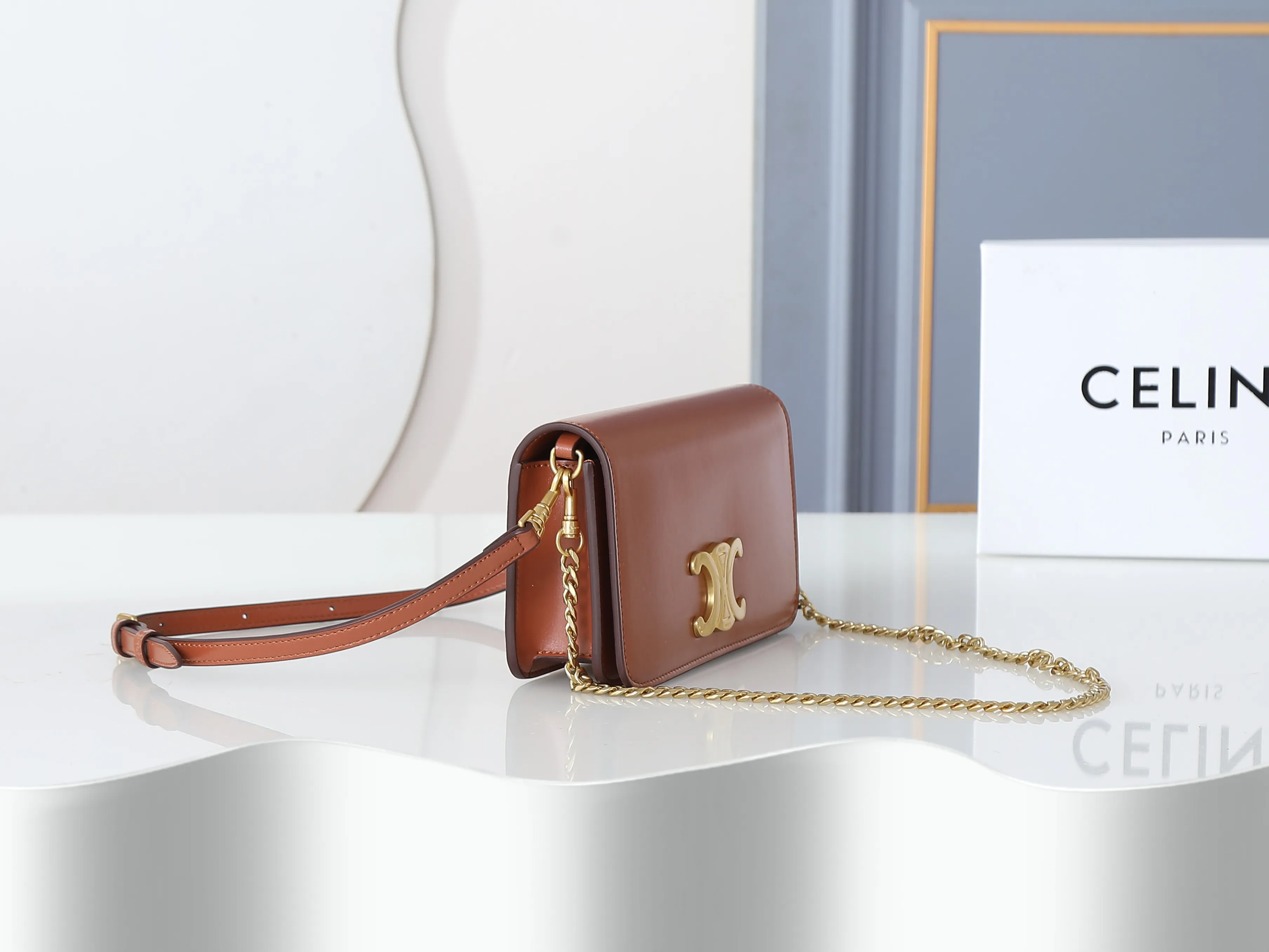 All Categories Official Website "Brand Women's Bags" Women's Bags 💙 Celine Celine 2026 new crossbody shoulder bag