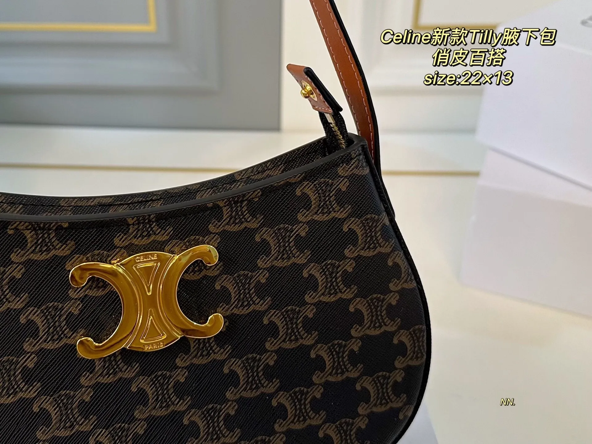 All Categories Official Website "Brand Women's Bags" Women's Bags 💙 Celine 2025 New Celine Tilly Underarm Bag