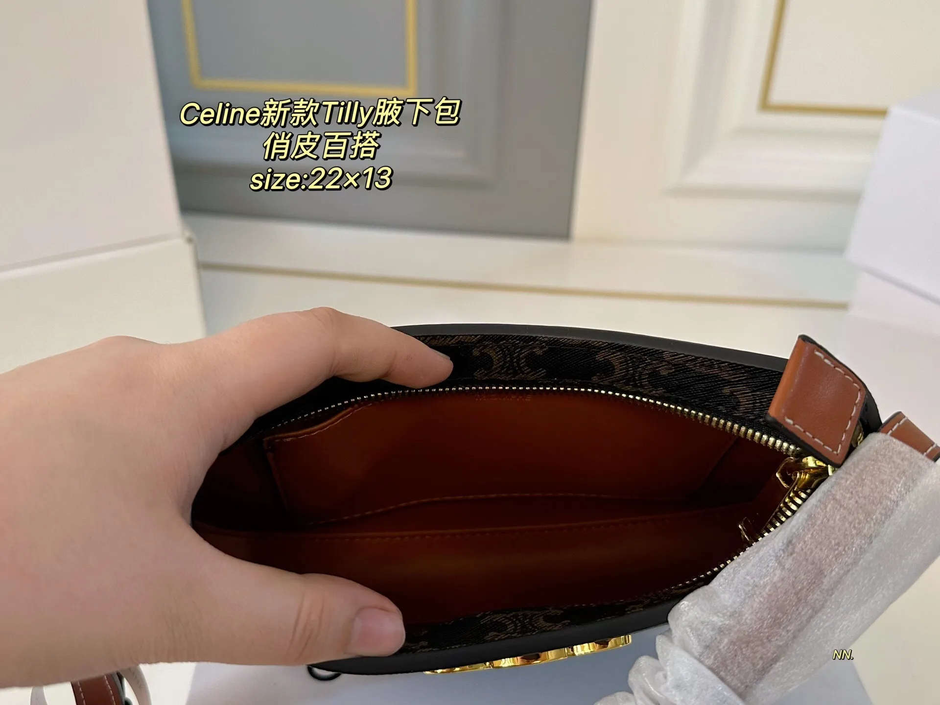 All Categories Official Website "Brand Women's Bags" Women's Bags 💙 Celine 2025 New Celine Tilly Underarm Bag