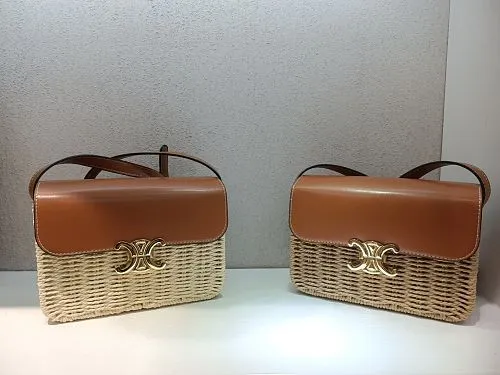 All Categories Official Website "Brand Women's Bags" Women's Bags 💙 Celine 2026 Official Website Celine Arc de Triomphe Series Straw Bags