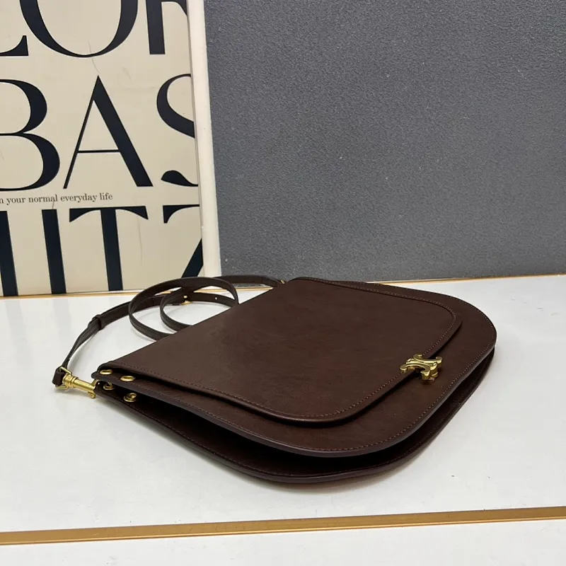 All Categories Official Website "Brand Women's Bags" Women's Bags 💙 Celine 2026 New Celine HALF MOON Half-Moon Crescent Bag