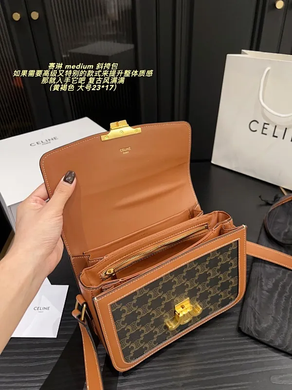 All Categories Official Website "Brand Women's Bags" Women's Bags 💙 Celine 2025 New Celine Crossbody Bag