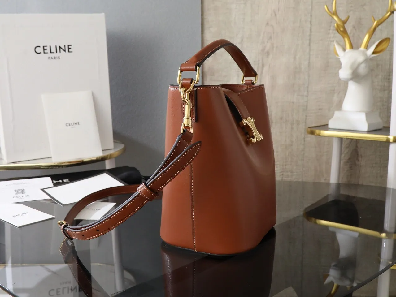 All Categories Official Website "Brand Women's Bags" Women's Bags 💙 Celine 2025 New Celine Bucket Bag