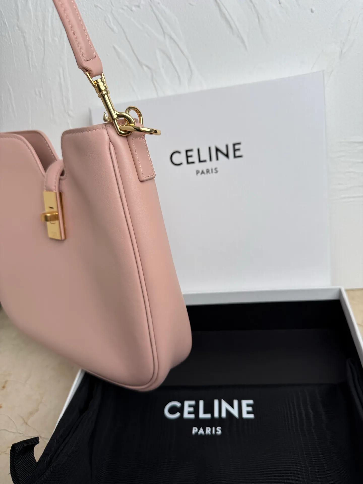 p1600CAMILLE 16💓2025 New SOFT Small Smooth Cow Leather Handbag👜This model cannot hold larger smart tablets such as IPAD. Cow leather Sheep leather lining Hand carry, shoulder and crossbody Rotary lock closure 1 main compartment 1 inner zipper pocket 1 detachable hand/shoulder strap, length 8.6 inches (22 cm) 1 detachable and adjustable shoulder strap, 9.7 X 8.5 X 2 inches (24.5 X 21.5