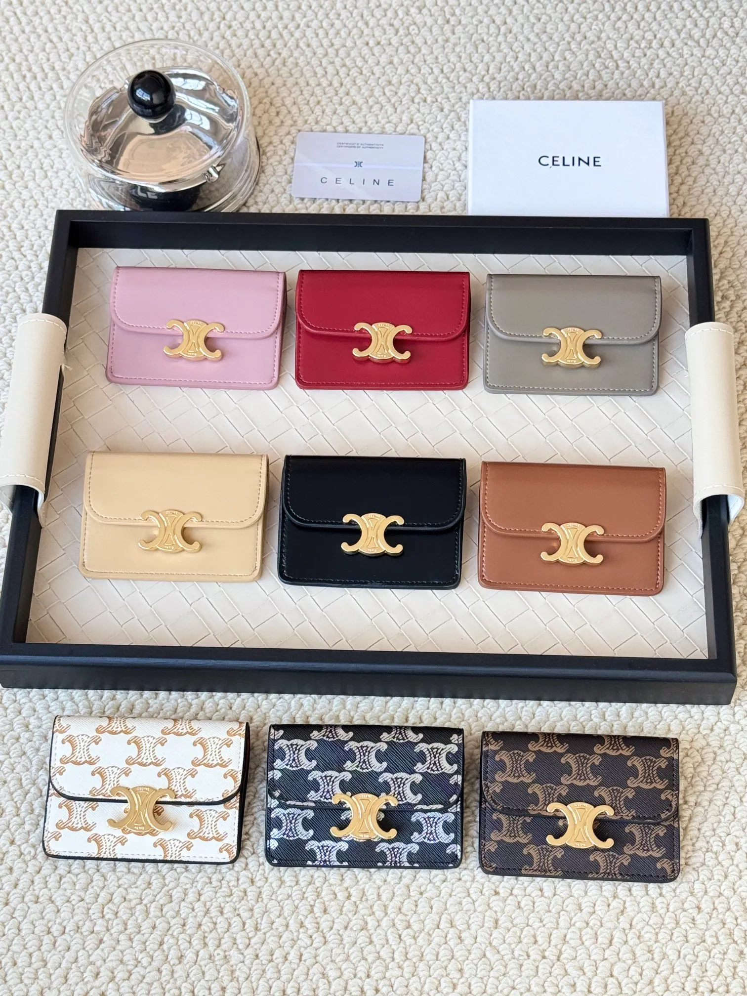 Celine card holder hot model 10L583 combination picture