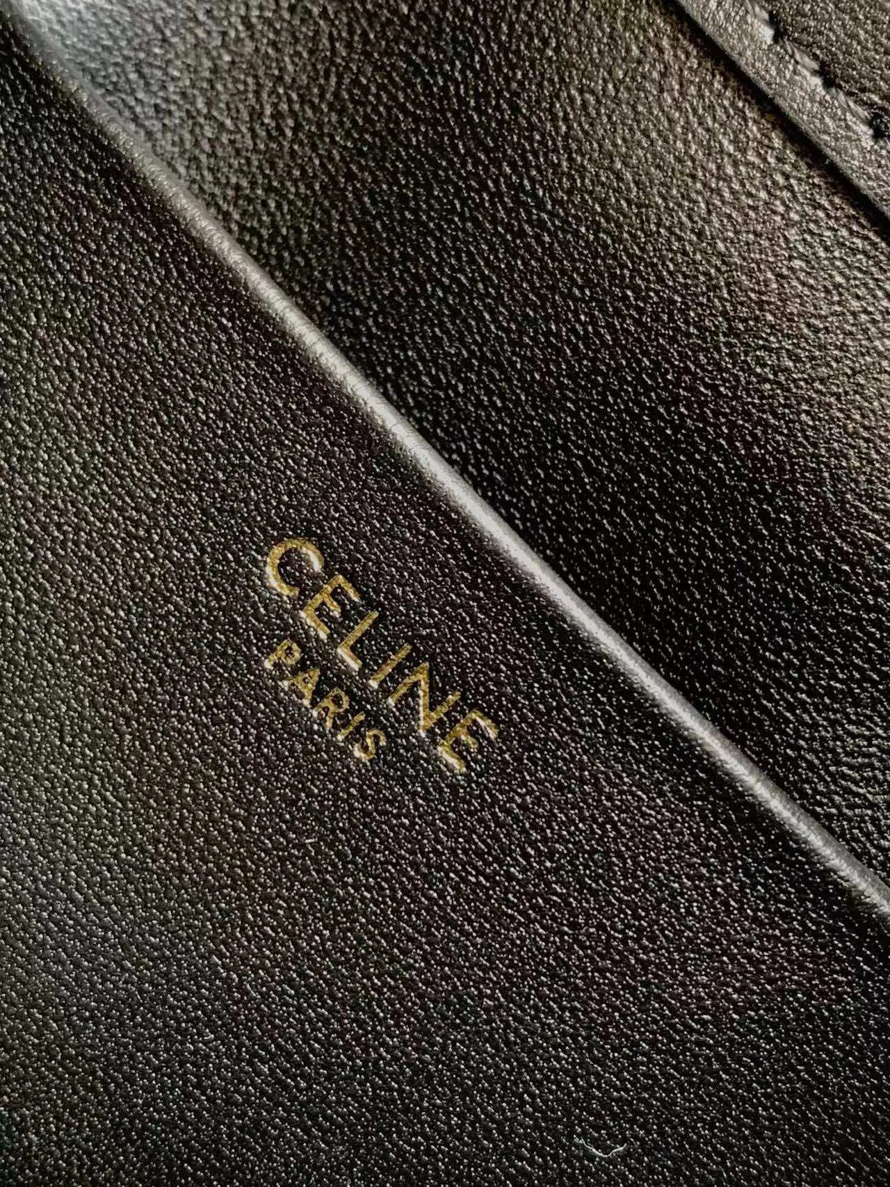 Celine TRIOMPHE mini cowhide bucket bag French fries bag size: 12.5x5x14cm