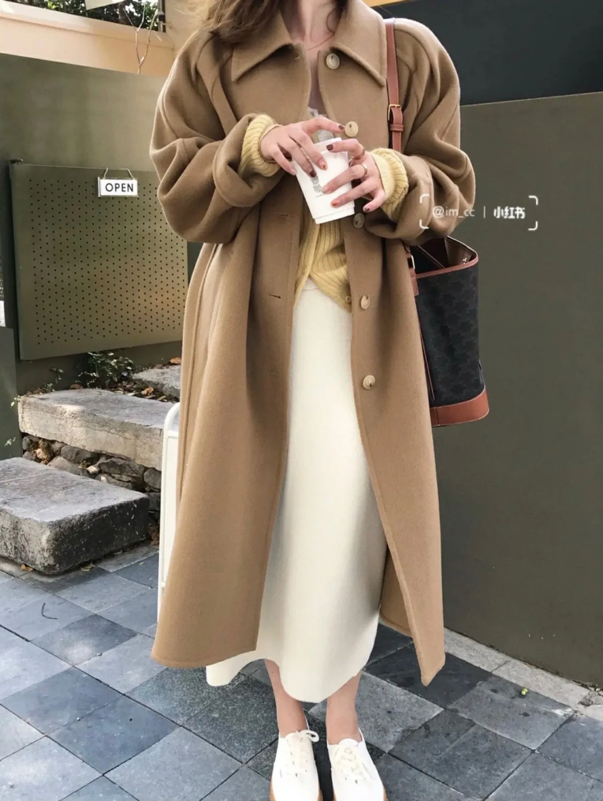 191132_The perfect match for the recently popular autumn and winter coats# I really like this look.