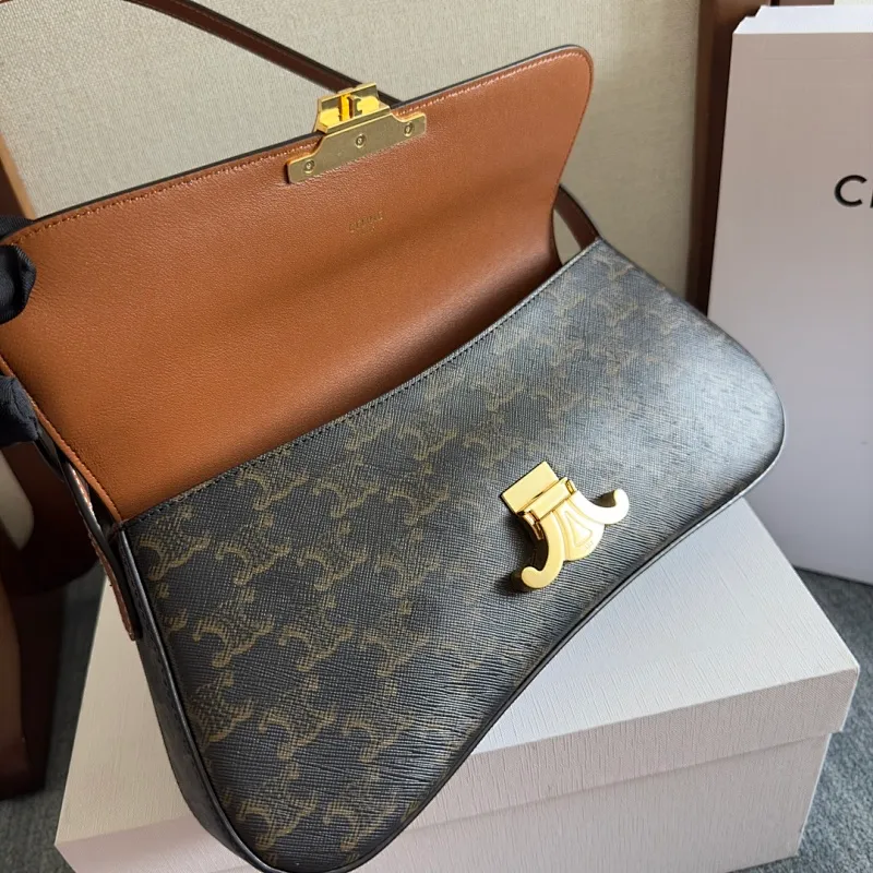 All Categories Official Website "Brand Women's Bags" Women's Bags 💙 Celine 2025 New Celine Underarm Bag