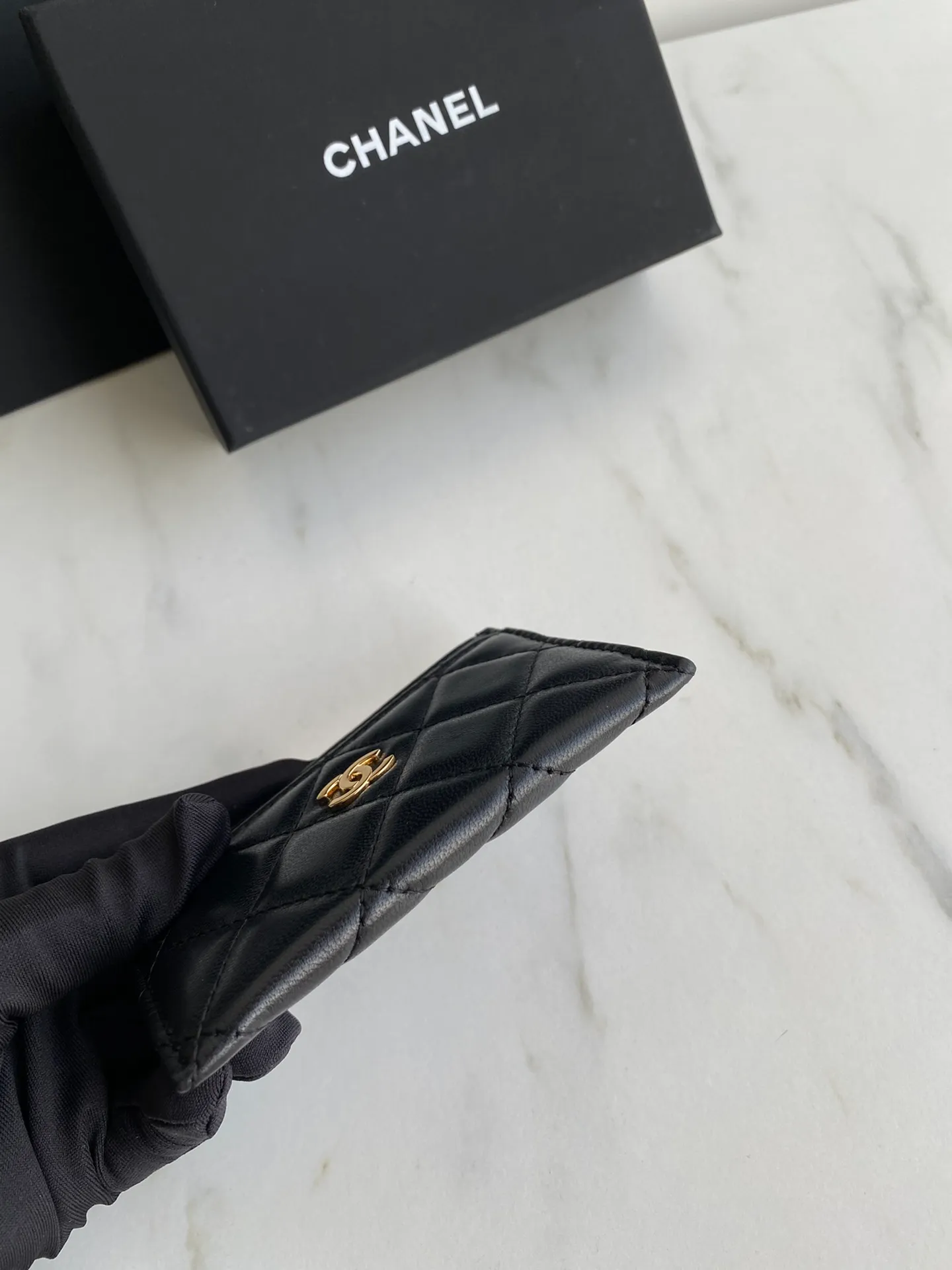 190💰【Original quality】【With serial code】CHANEL, classic card holder! Original quality, caviar small ball pattern series, classic series, exquisite details, full set of packaging, style number (AP426) 31510... size 11*7.5*1