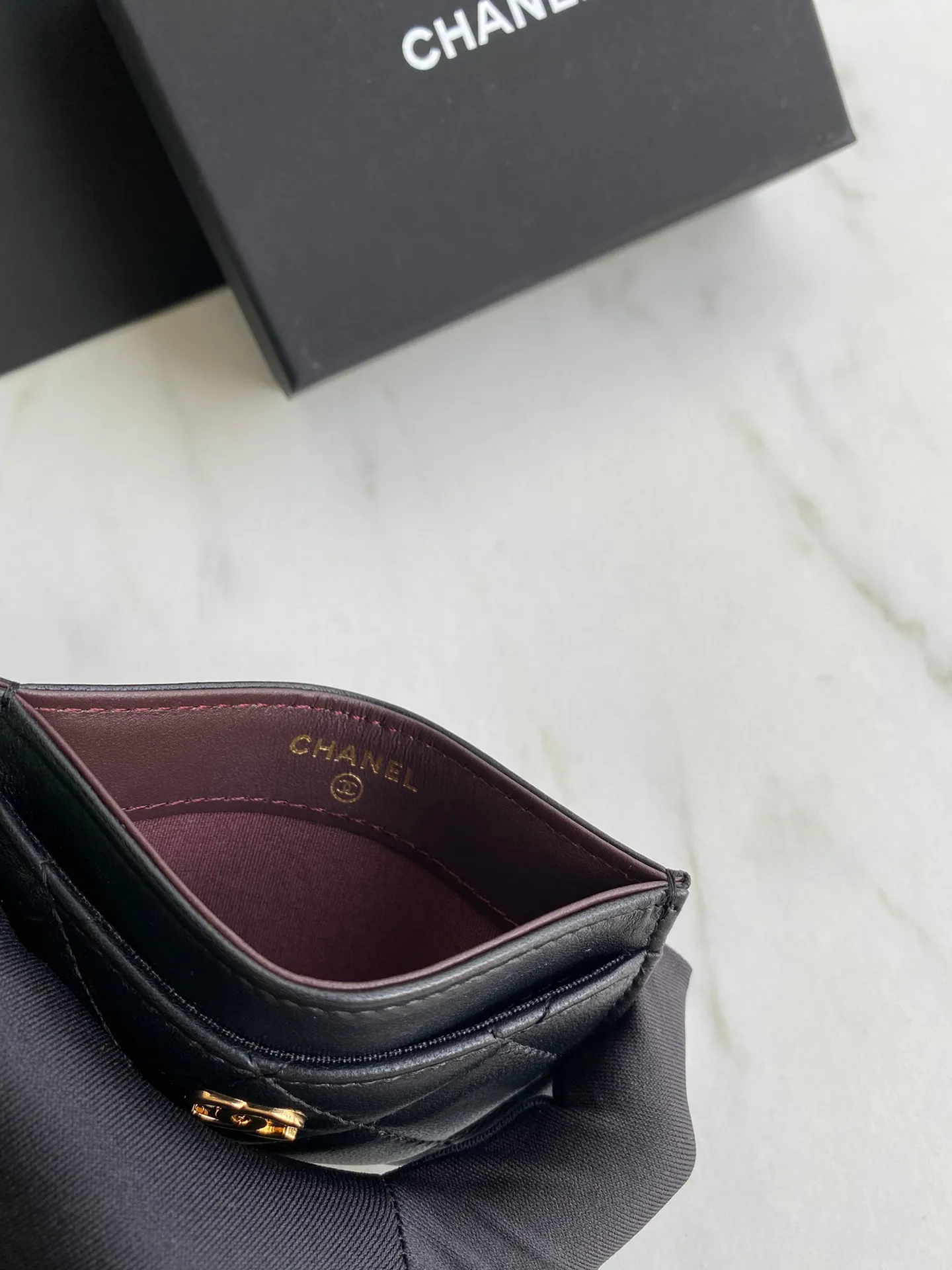 190💰【Original quality】【With serial code】CHANEL, classic card holder! Original quality, caviar small ball pattern series, classic series, exquisite details, full set of packaging, style number (AP426) 31510... size 11*7.5*1