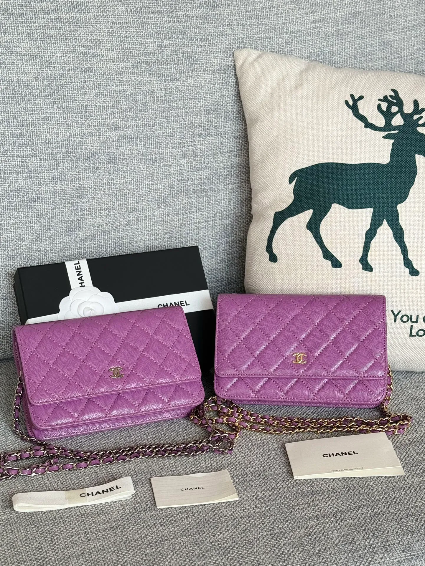 Caviar C𝕙𝕒𝕟𝕖𝕝 entry-level classic 𝑾𝒐𝒄 (magnetic clasp) fortune bag
