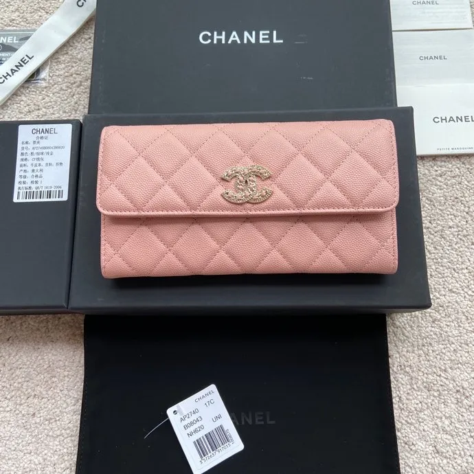 Xiaoxiang imported Italian fine grain cowhide Item number: AP5480 💰:540 Size: w19×h10.5×d3cm Color: pink ball pattern gold mark
