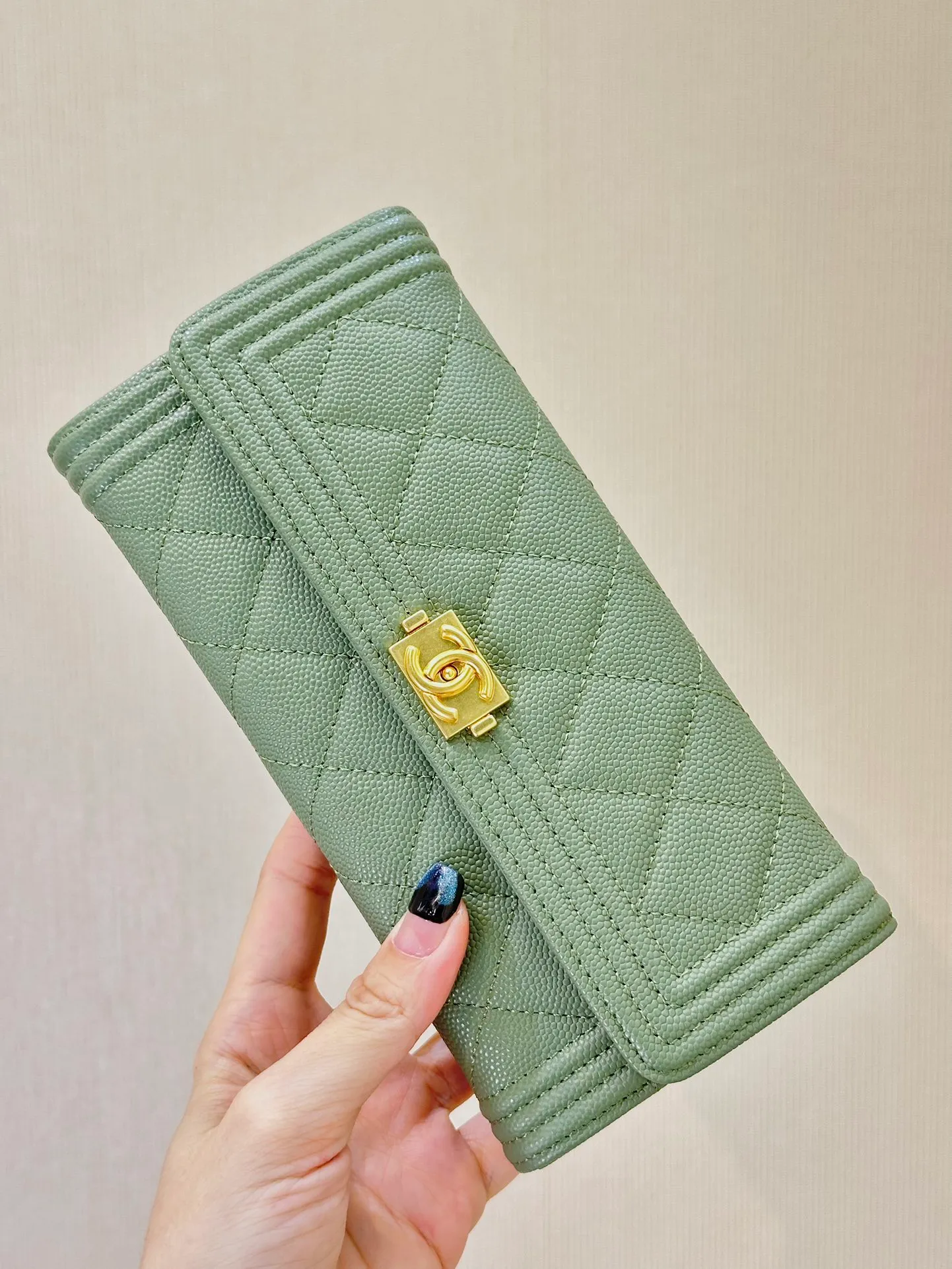 80286 Long/ball pattern/green/gold buckle