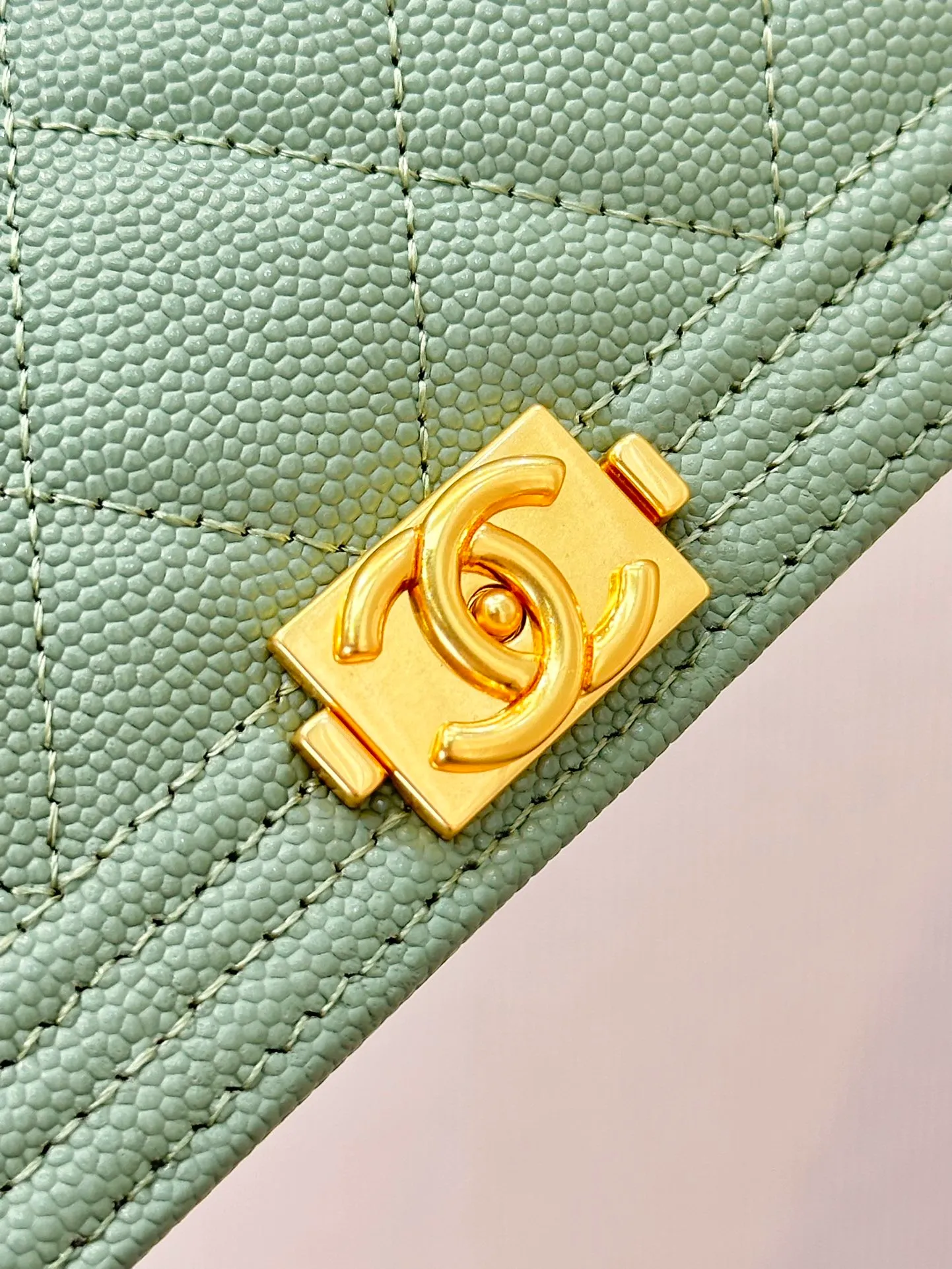 80286 Long/ball pattern/green/gold buckle
