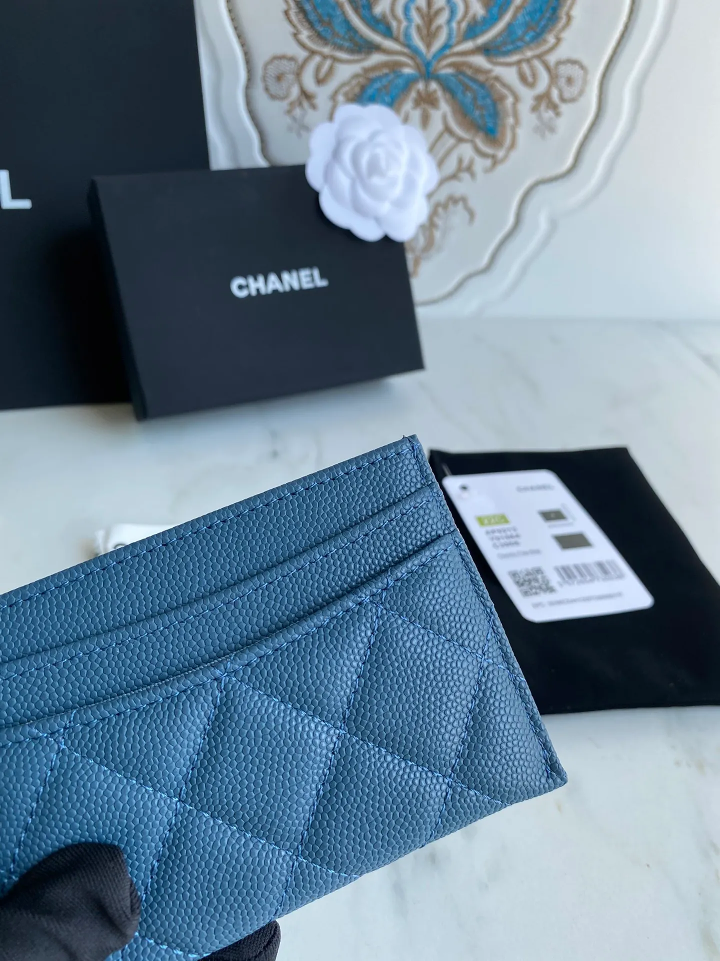 190💰【Original quality】【With serial code】CHANEL, classic card holder! Original quality, caviar small ball pattern series, classic series, exquisite details, full set of packaging, style number (AP426) 31510... size 11*7.5*1