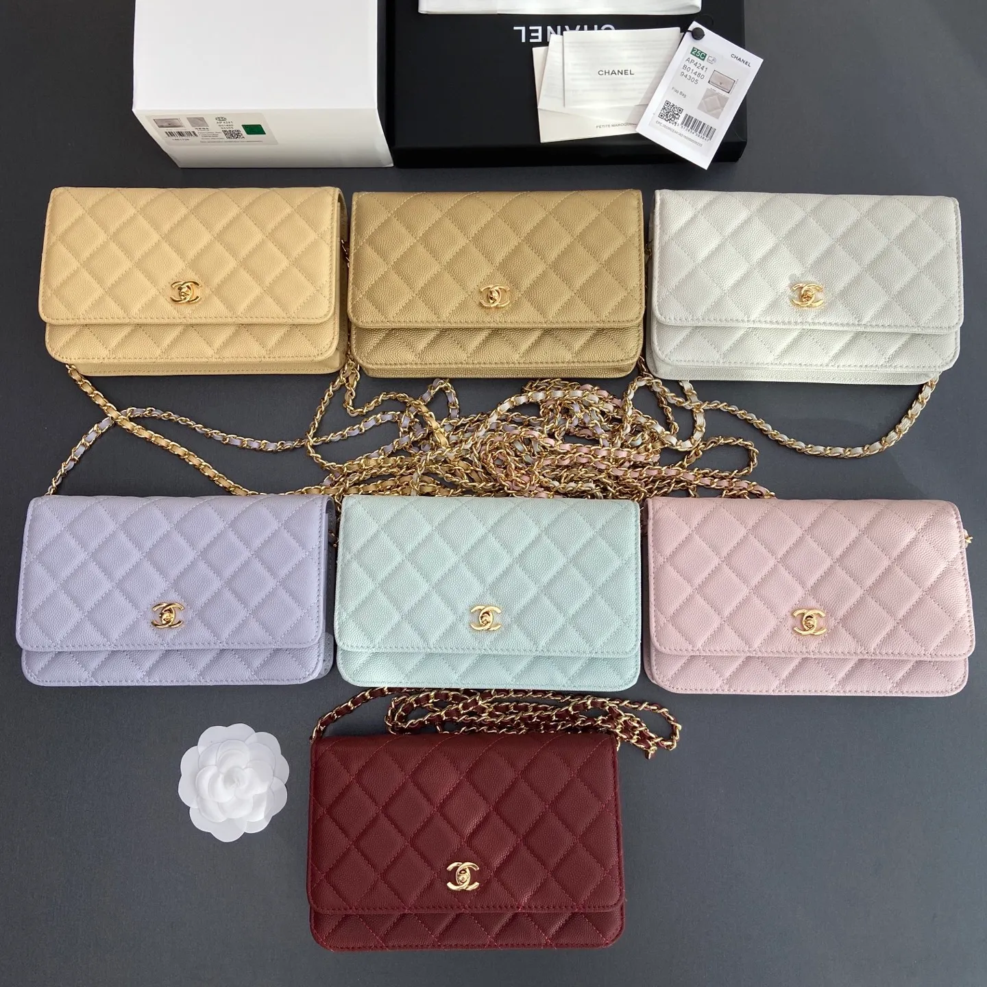 Xiaoxiang imported Italian lambskin [upgraded version] Item number: AP8482 💰700 Size: w20×h13×d3.5cm Color: