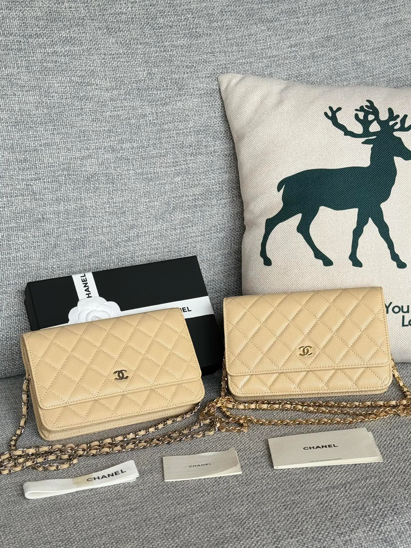 Caviar C𝕙𝕒𝕟𝕖𝕝 entry-level classic 𝑾𝒐𝒄 (magnetic clasp) fortune bag