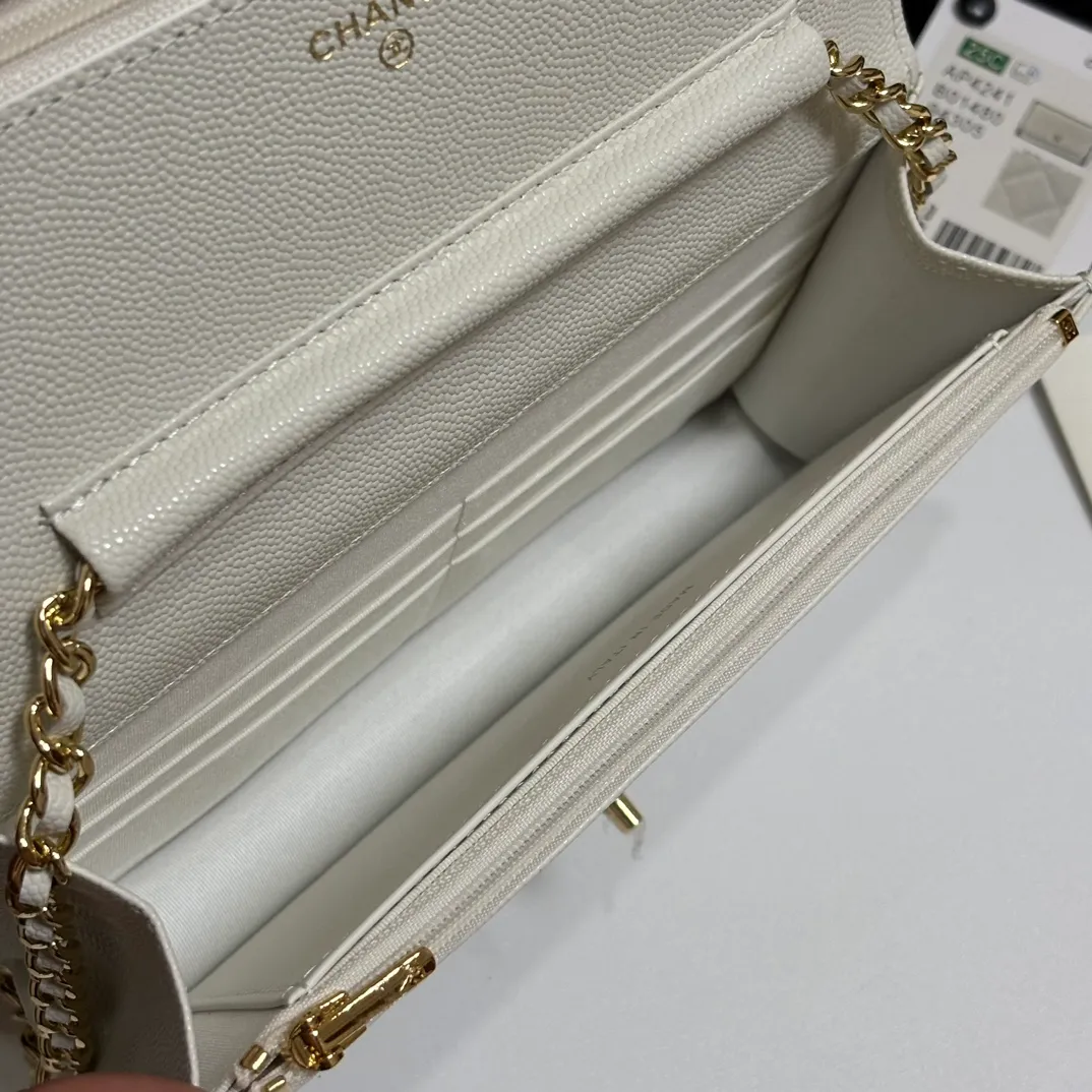 💰700 New product WOC🍃🍃Double C button style, 4241 new design is more solid. You no longer have to worry about things opening with too many buttons, and it still maintains the classic look. AP8482 size: 12×19.5×3.5cm