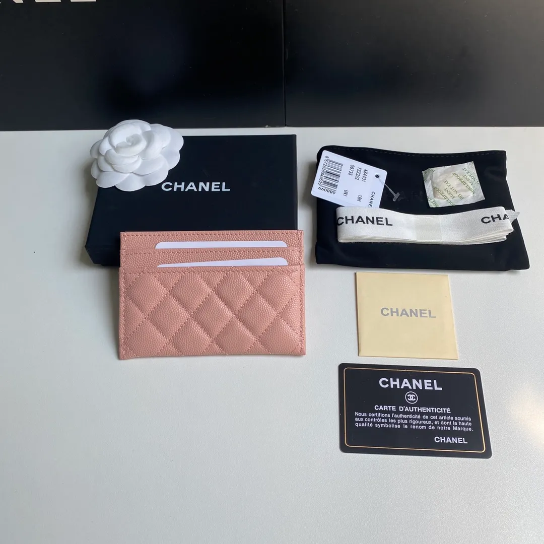 220💰 [Original order quality] [Delivery packaging] CHANEL, original order quality, leboy card holder 💦 style number A84431 top leather hardware, beautiful details, complete package! Size 11*7.5*1.