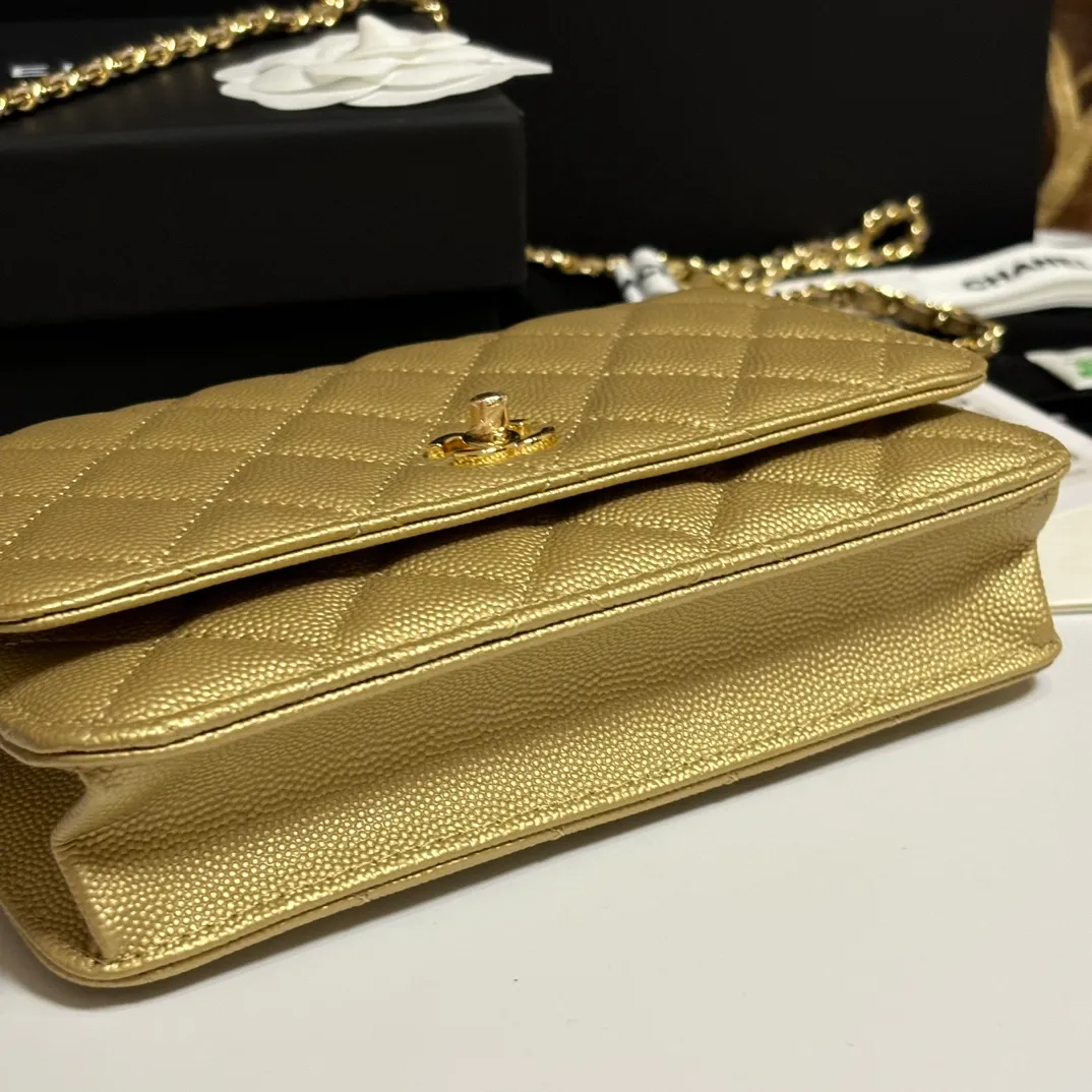 💰700 New product WOC🍃🍃Double C button style, 4241 new design is more solid. You no longer have to worry about things opening with too many buttons, and it still maintains the classic look. AP8482 size: 12×19.5×3.5cm