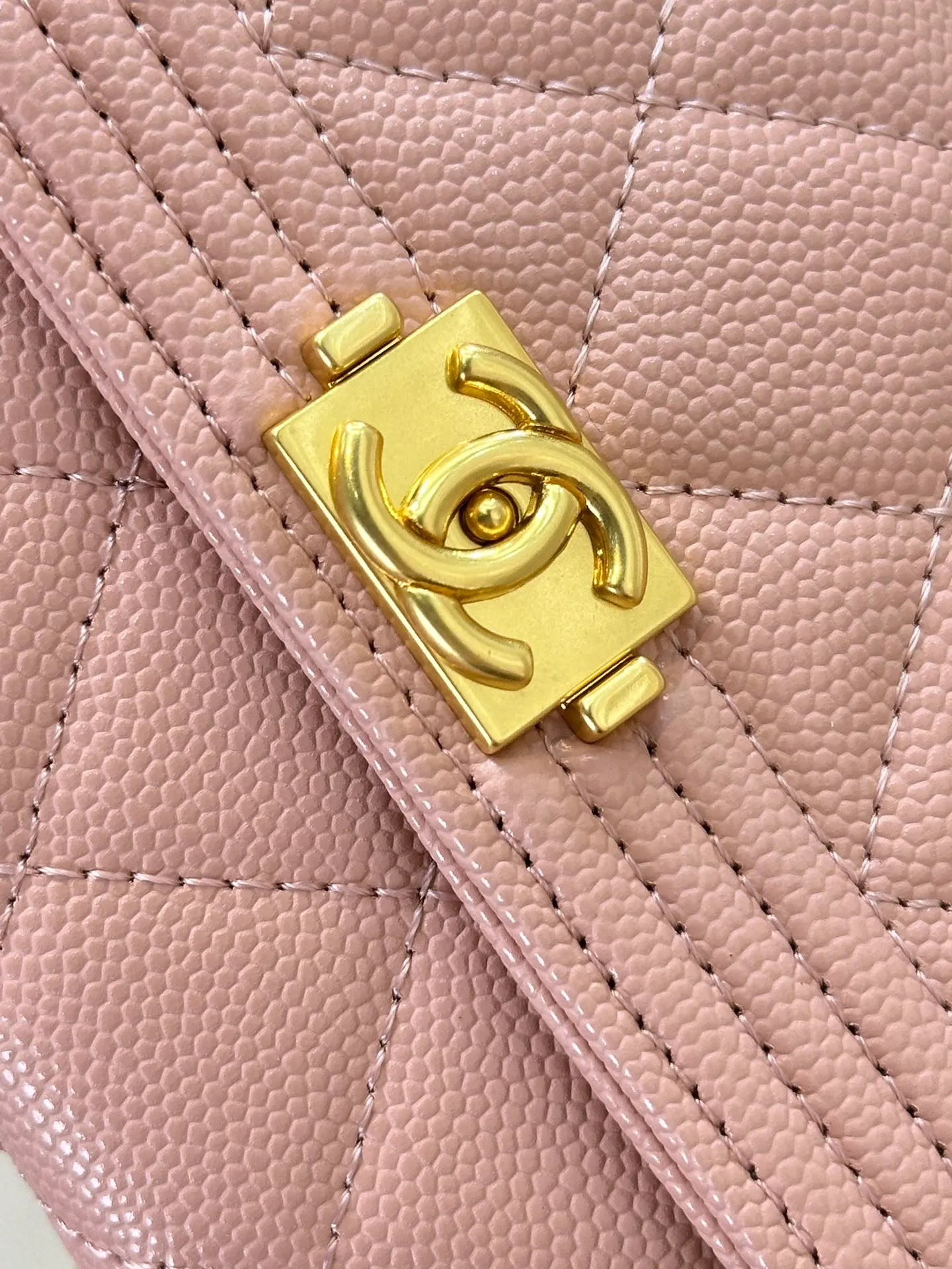 80286 Long style/ball pattern/pink/gold buckle!