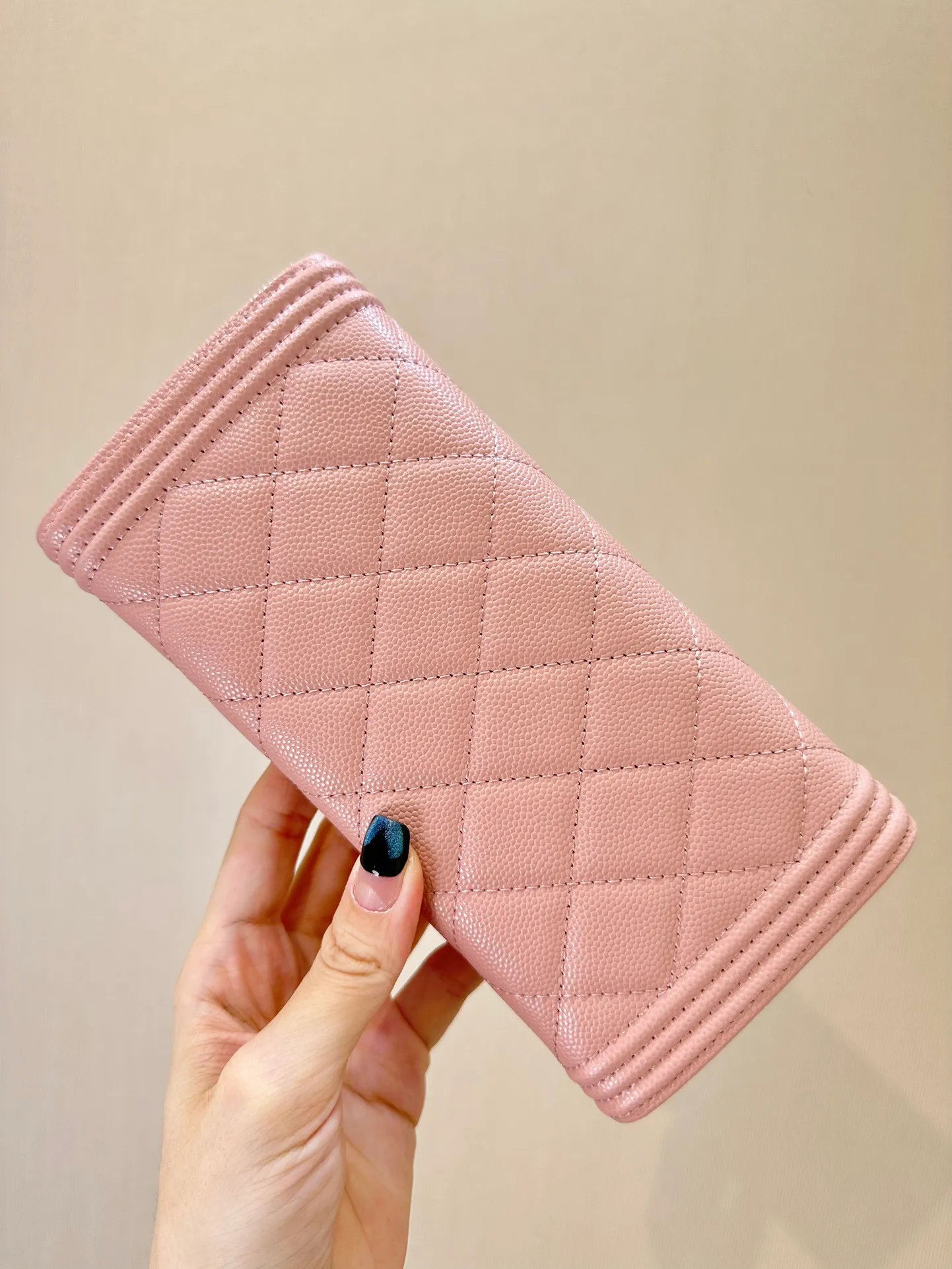 80286 Long style/ball pattern/pink/gold buckle!