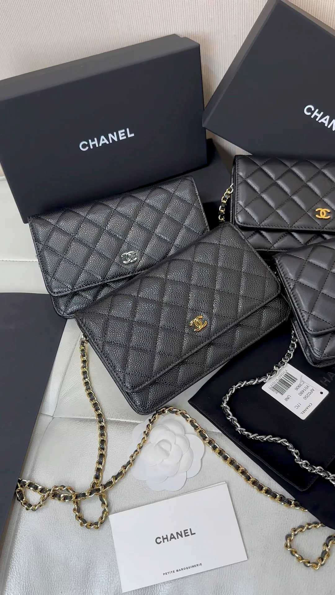 0250 Many girls are looking for a lightweight and compact bag, so here it is! Compared with the super mini bags that have been popular in the past two years, many cuties are more interested in practical and versatile chain wallets - Wallet On Chain! So your favorite Classic Flap WOC bag is now available for repurchase!