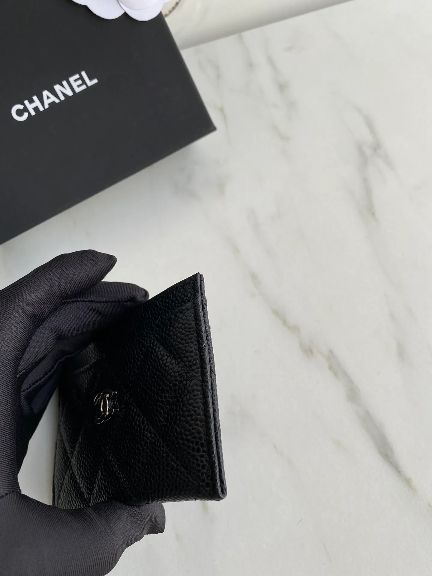 190💰【Original quality】【With serial code】CHANEL, classic card holder! Original quality, caviar small ball pattern series, classic series, exquisite details, full set of packaging, style number (AP426) 31510... size 11*7.5*1