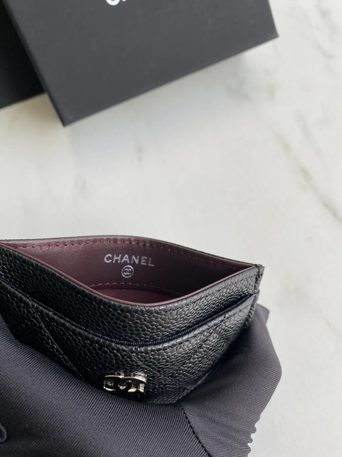 190💰【Original quality】【With serial code】CHANEL, classic card holder! Original quality, caviar small ball pattern series, classic series, exquisite details, full set of packaging, style number (AP426) 31510... size 11*7.5*1